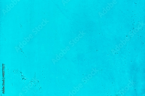 Blue paint abstract old background texture surface grunge wall © Andrey