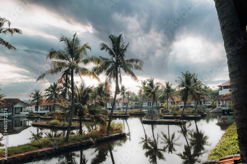Kerala, a state on India's tropical Malabar Coast, has nearly 600km of Arabian Sea shoreline.