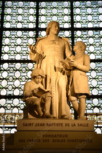 St Jean-Baptiste de la Salle à l'église Saint-Sulpice à Paris, France