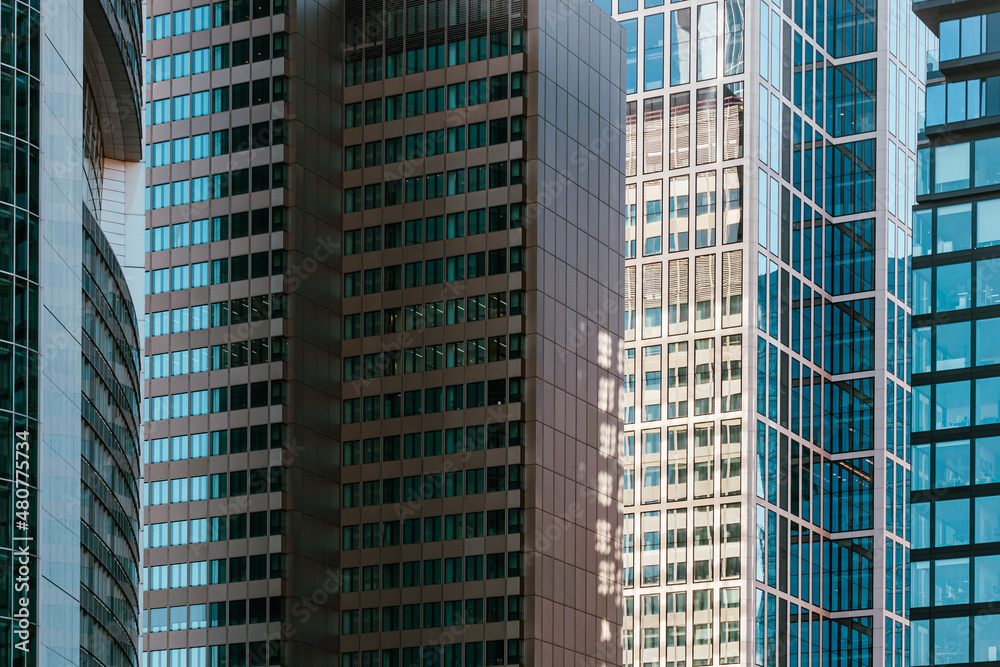 Obraz premium Frankfurt Skyline Detail