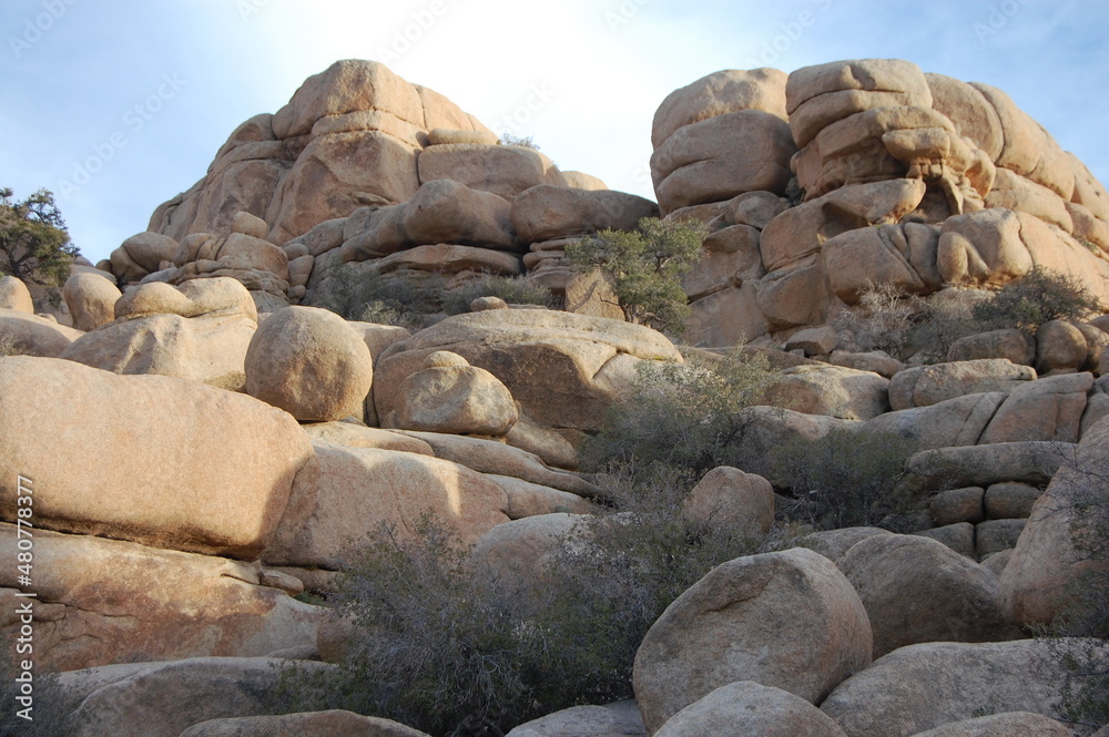 rocks in the desert