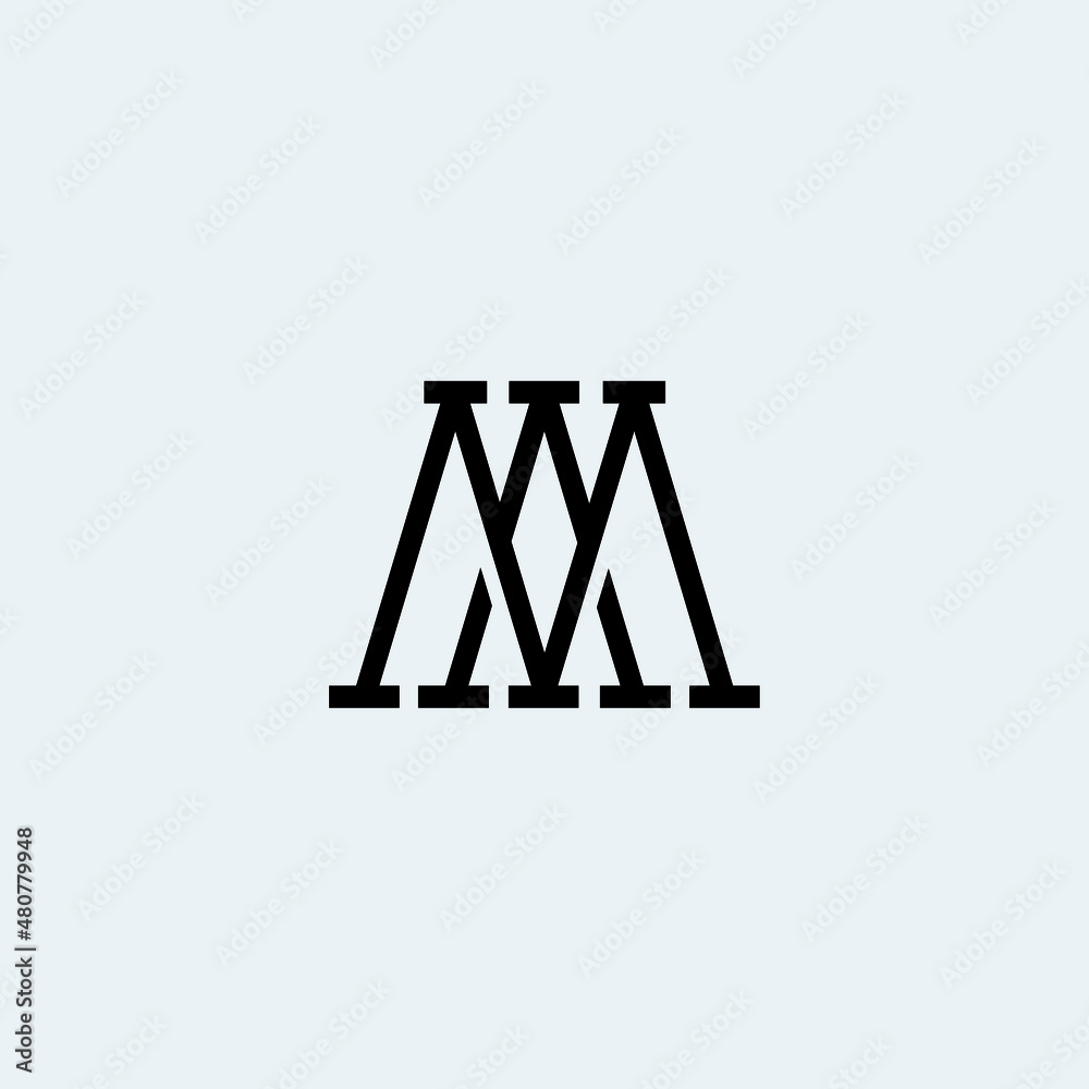MA or AM letter logo design with a luxurious and contemporary concept for brand identity MA or AM letter logo design with a luxurious and contemporary concept for brand identity