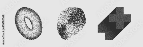 Geometric Vector Shape. Figure isolated on background.