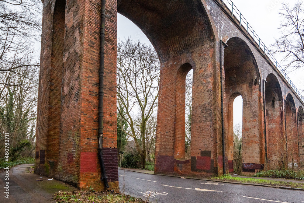 The Dollis Brook Viaduct, also known as Mill Hill Viaduct. Built in