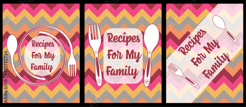 Recipes For My Family | Beautiful Recipes Book Cover 