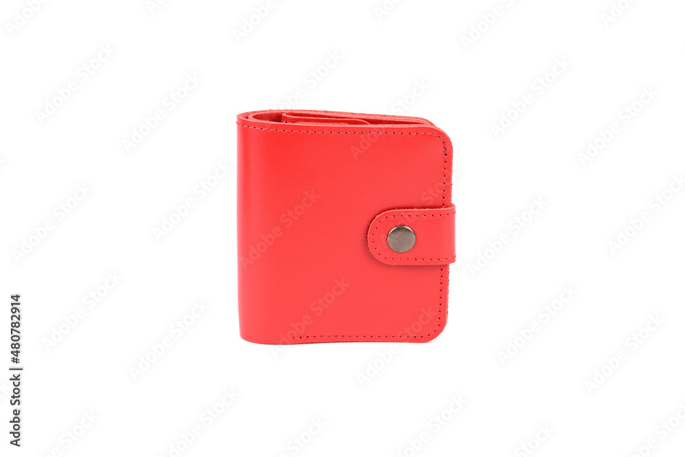 Leather card holder wallet isolated over the white background Leather card holder wallet isolated over the white background