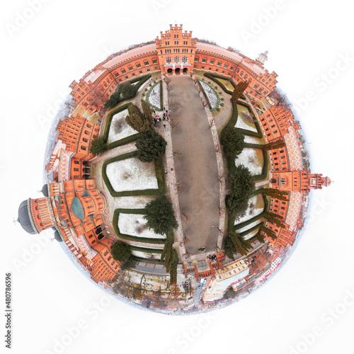 Drone 360 over Chernivtsi University photo