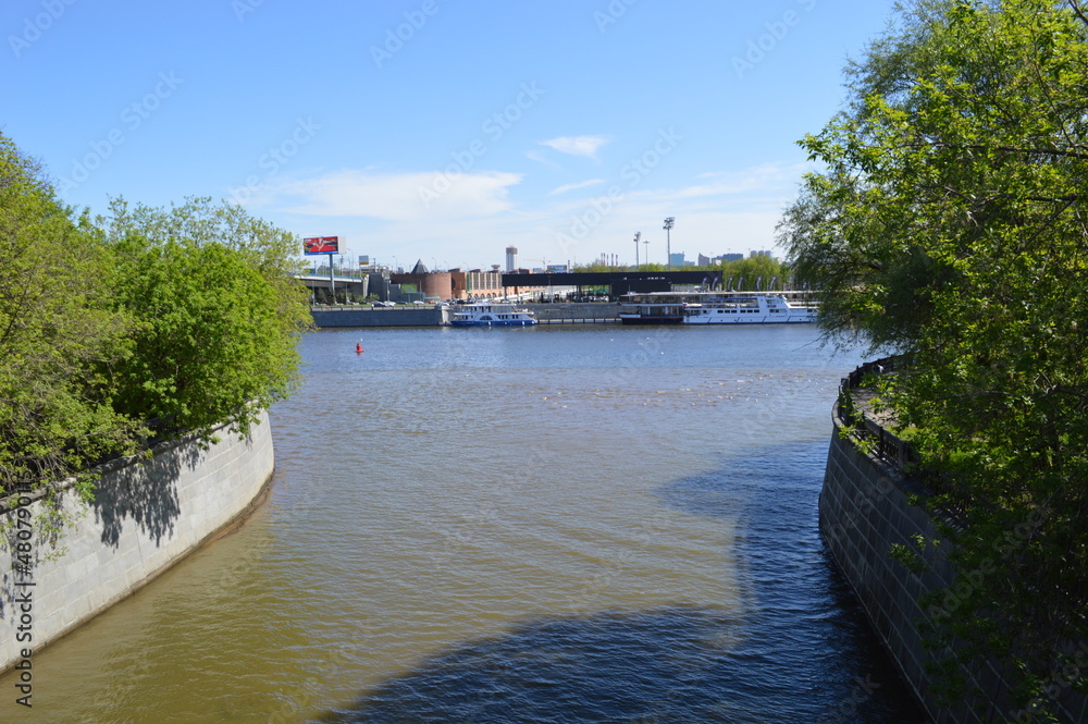 The Setun River and the Moscow River, canal The Setun River and the Moscow River, canal