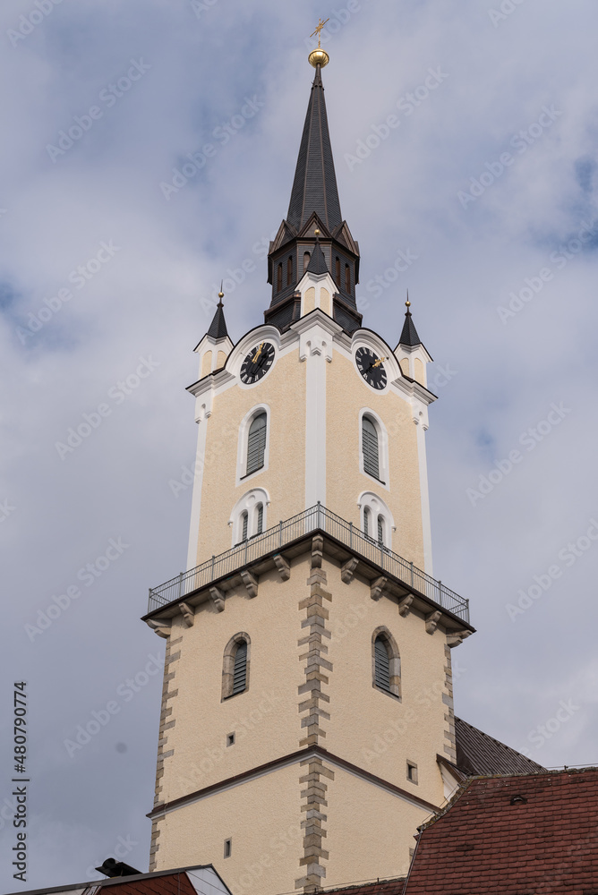 Kirchturm einer Barockkirche - Austria Kirchturm einer Barockkirche - Austria