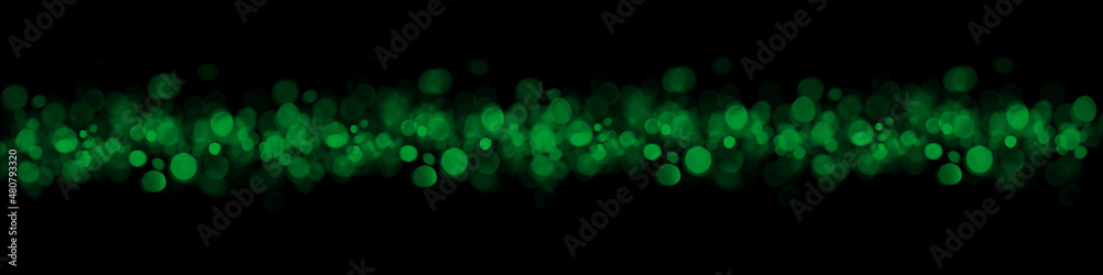 Dunkler grüner Hintergrund mit Lichtpunkten und Lichtreflexen Dunkler grüner Hintergrund mit Lichtpunkten und Lichtreflexen