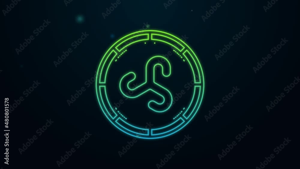 Glowing neon line Shield viking icon isolated on black background. Round wooden shield. Security, safety, protection, privacy, guard concept. 4K Video motion graphic animation Glowing neon line Shield viking icon isolated on black background. Round wooden shield. Security, safety, protection, privacy, guard concept. 4K Video motion graphic animation