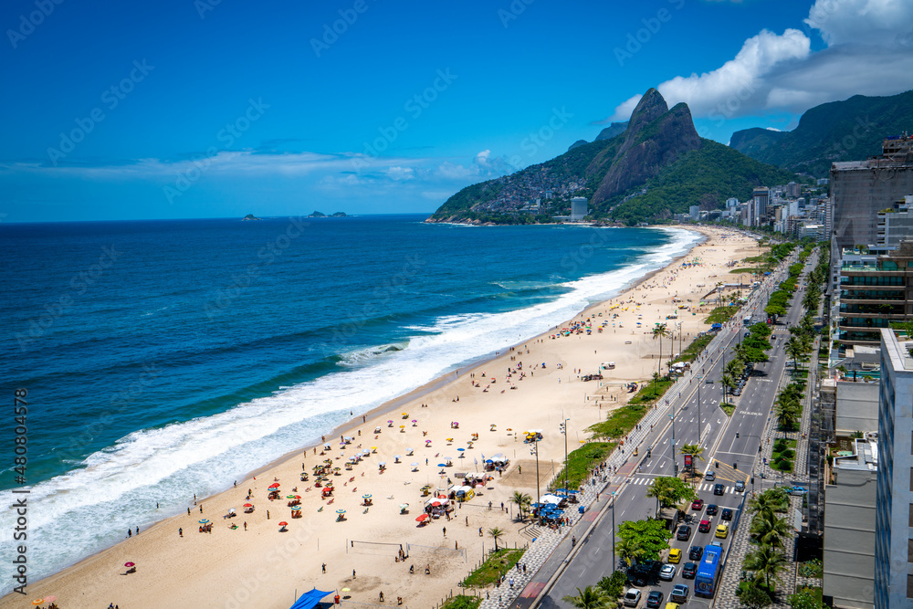 Ipanema Beach Brazil Rio De Janeiro Praia