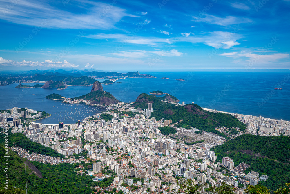 Cityscape of Rio De Janeiro and Sugar Loaf Mountain