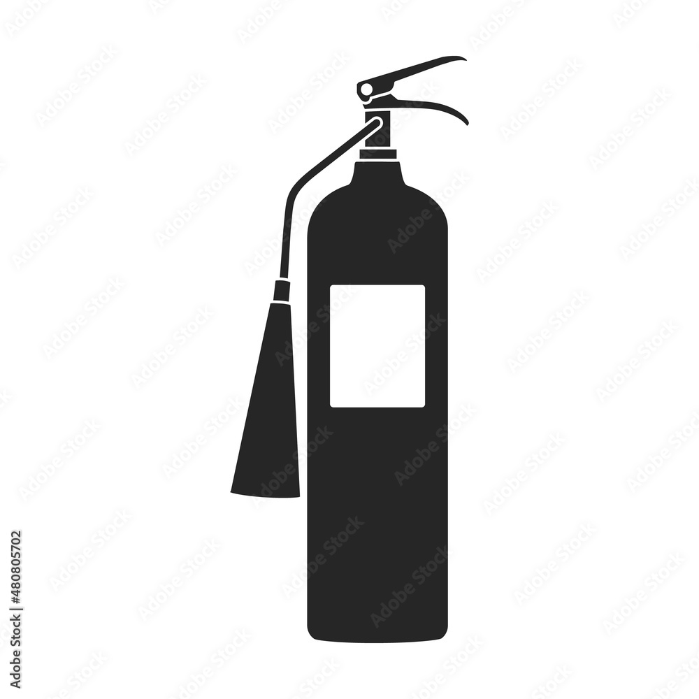 Fire extinguisher vector icon.Black vector icon isolated on white background fire extinguishe. Fire extinguisher vector icon.Black vector icon isolated on white background fire extinguishe.