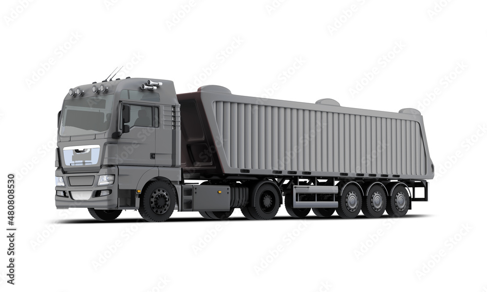 Obraz premium 3d rendering mock up Trailer