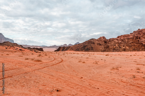Desert landscape - Wadi Rum, Jordan