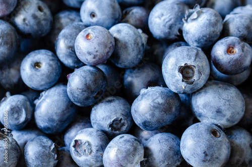 blueberries close up