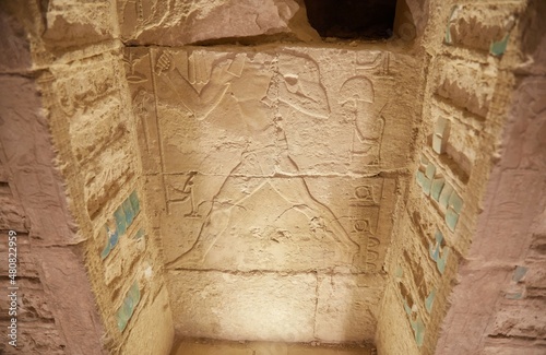 Inside the Step Pyramid of Djoser, Saqqara, Egypt photo