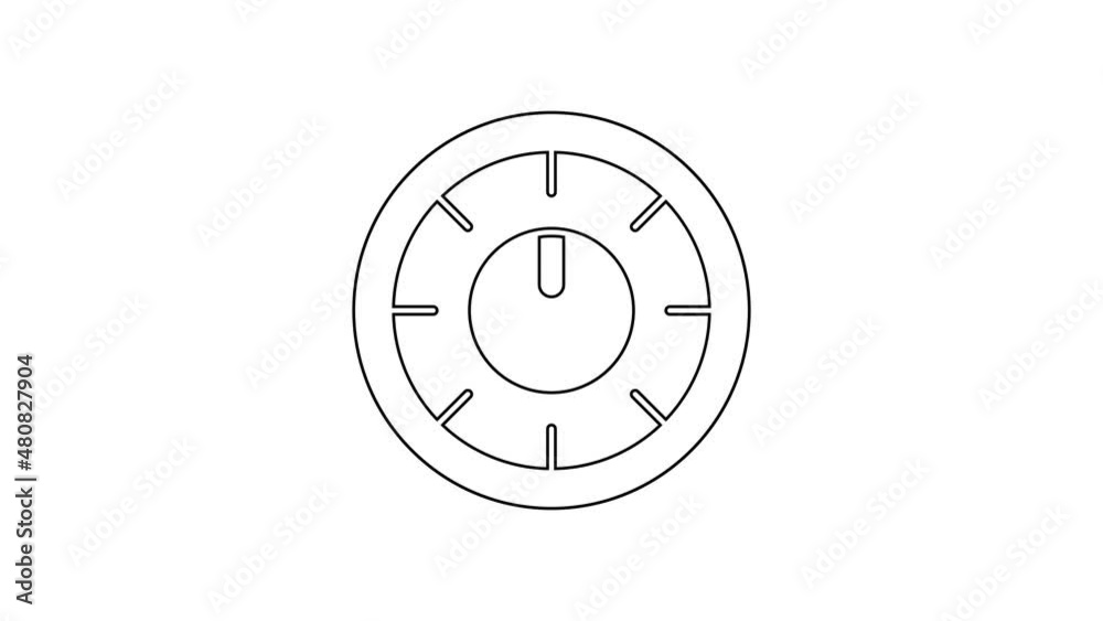 Black line Sound mixer controller icon isolated on white background. Dj equipment slider buttons. Mixing console. 4K Video motion graphic animation Black line Sound mixer controller icon isolated on white background. Dj equipment slider buttons. Mixing console. 4K Video motion graphic animation