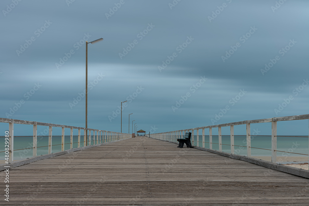 pier in the sea