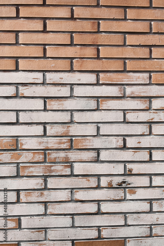 Obraz premium Vintage brick wall surface background