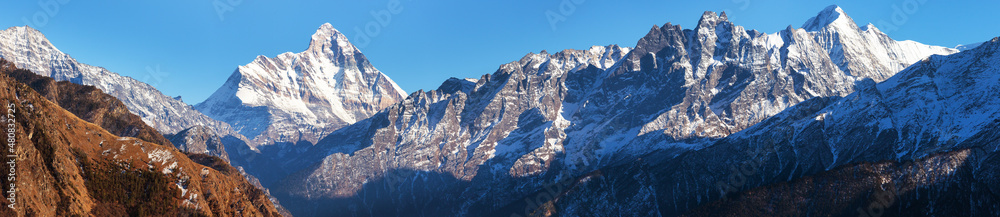 mount Nanda Devi India Himalaya mountain