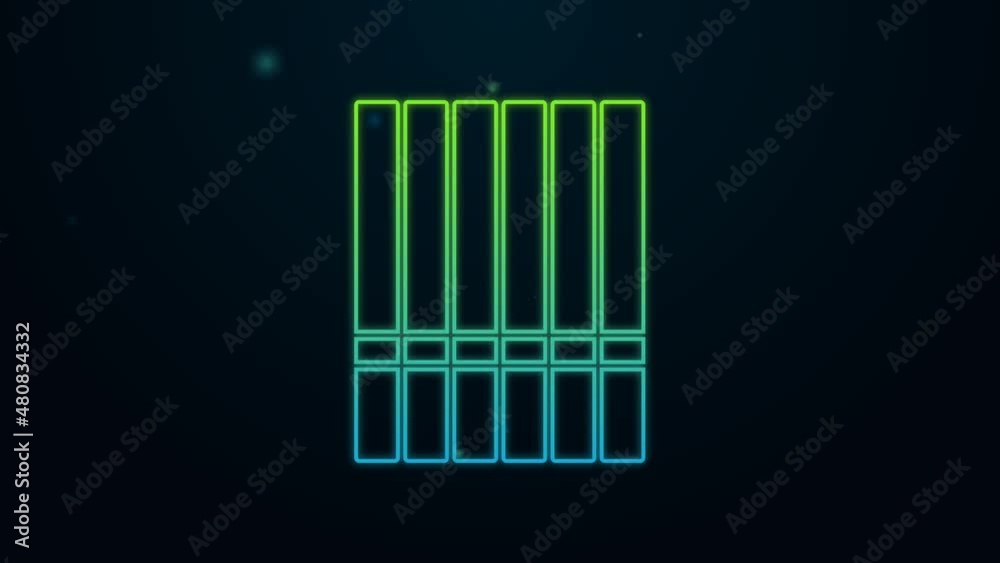Glowing neon line Cigarette icon isolated on black background. Tobacco sign. Smoking symbol. 4K Video motion graphic animation Glowing neon line Cigarette icon isolated on black background. Tobacco sign. Smoking symbol. 4K Video motion graphic animation
