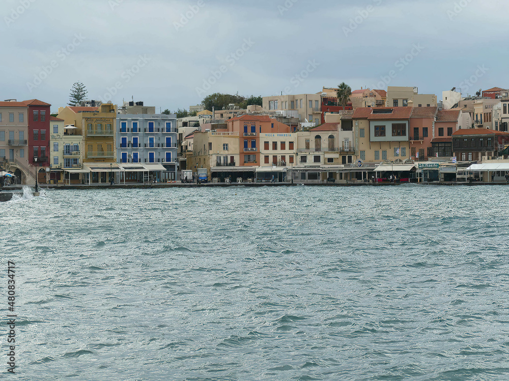 Shops, restaurants and taverns line  the Old Venetian harbor
