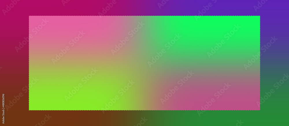 Abstract neon grunge border background image.