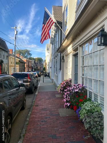 Street of the new port, Rhode Island,  photo
