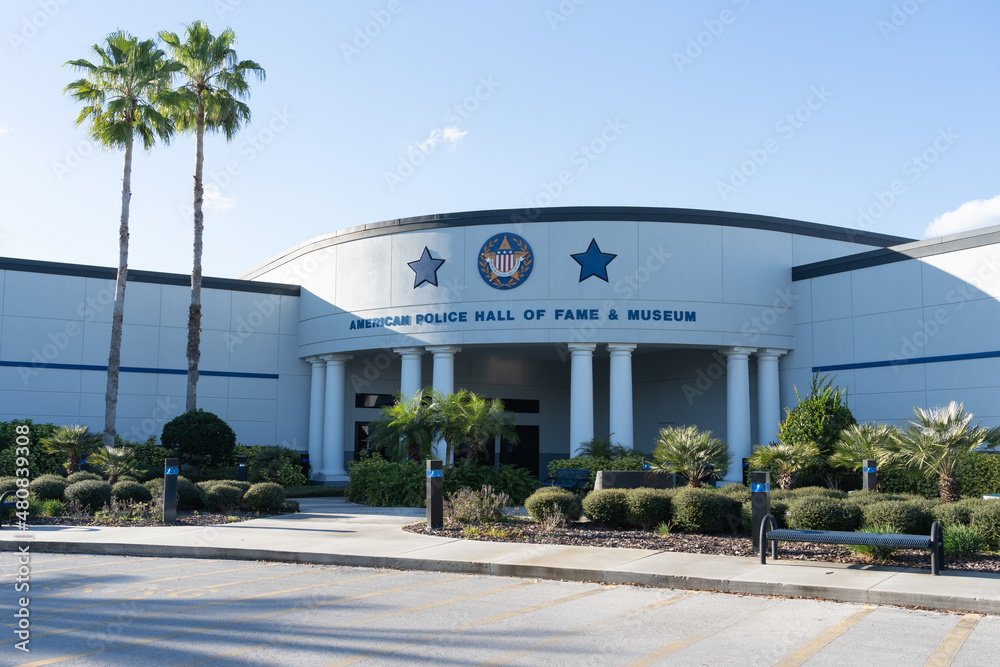 Titusville, Fl, USA January, 15, 2022 American Police Hall of Fame