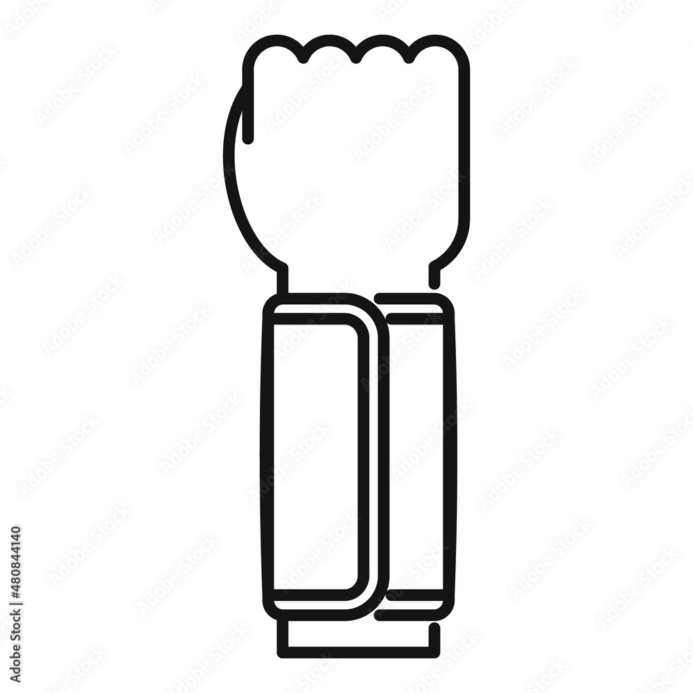 Wrist bandage icon outline vector. Injury accident Wrist bandage icon outline vector. Injury accident