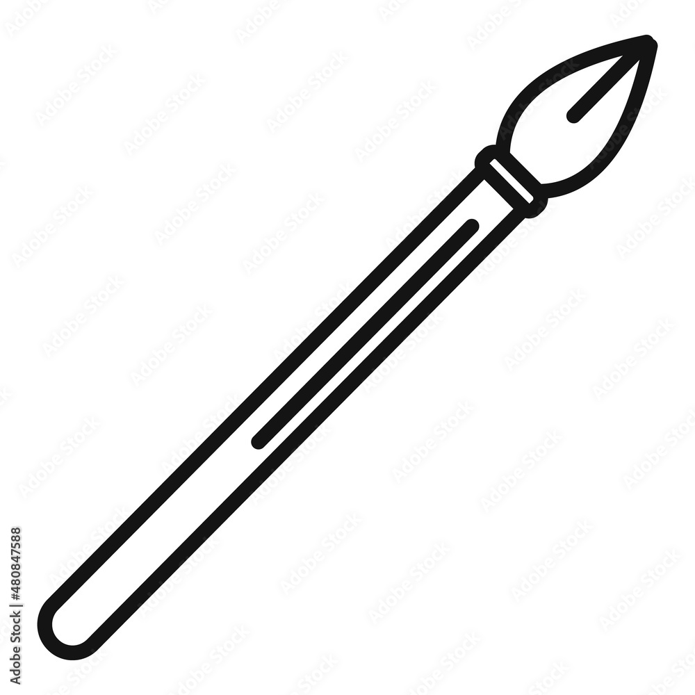 Steel nib icon outline vector. Web path Steel nib icon outline vector. Web path