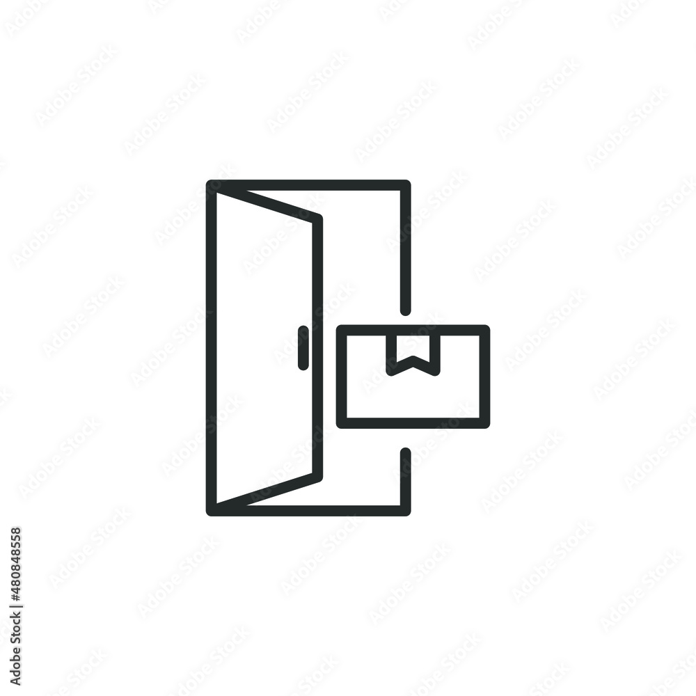 simple vector icon successful delivery editable. isolated on white background. simple vector icon successful delivery editable. isolated on white background.