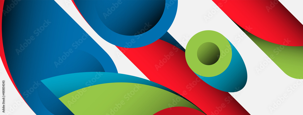 Abstract background. Minimal geometric circles and round style shapes with deep shadow effects. Trendy technology business template for wallpaper banner or background Abstract background. Minimal geometric circles and round style shapes with deep shadow effects. Trendy technology business template for wallpaper banner or background