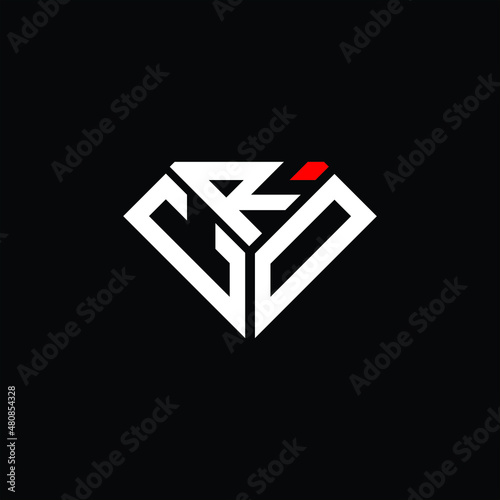 CRD letter logo creative design. CRD unique design