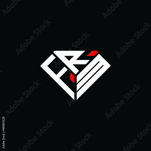 FRM letter logo creative design. FRM unique design photo