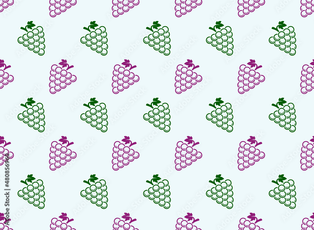 Grape fresh fruits icon vector background, grape seamless isolated white background vector13` Grape fresh fruits icon vector background, grape seamless isolated white background vector13`