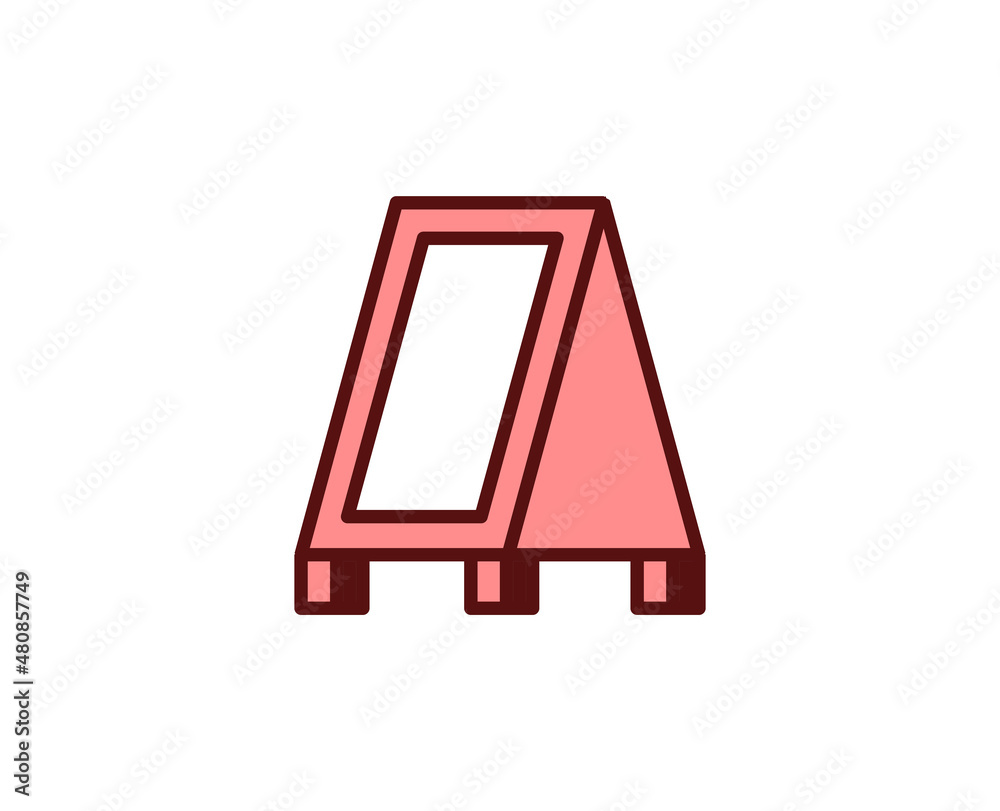 Blackboard flat icon. Thin line signs for design logo, visit card, etc. Single high-quality outline symbol for web design or mobile app. Marketing outline pictogram. Blackboard flat icon. Thin line signs for design logo, visit card, etc. Single high-quality outline symbol for web design or mobile app. Marketing outline pictogram.
