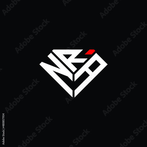 NRA letter logo creative design. NRA unique design