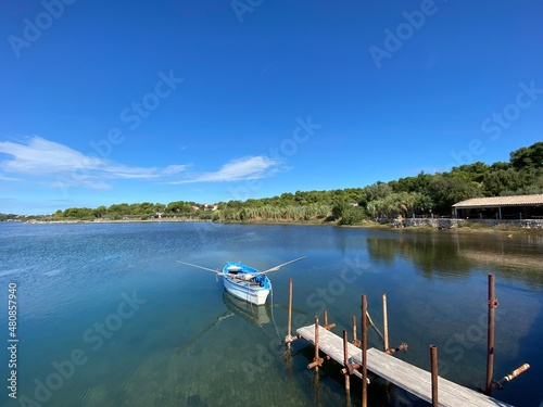 Brücke zwischen Kamenjak Premantura und Medulin Pomer Medulin Istrien Kroatien photo