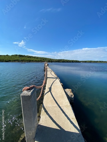 Brücke zwischen Kamenjak Premantura und Medulin Pomer Medulin Istrien Kroatien