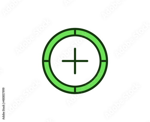 Free Download Plus flat icon. Thin line signs for design logo, visit card, etc. Single high-quality outline symbol for web design or mobile app. Sign outline pictogram. - GFXLoad