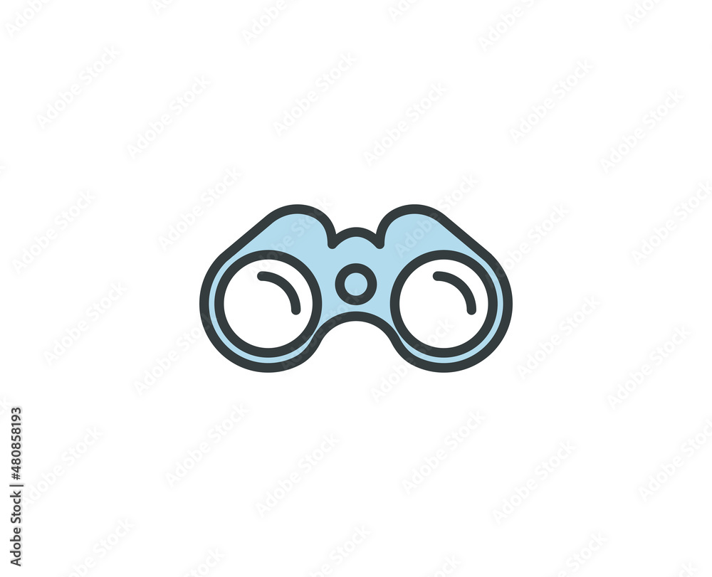 Binoculars premium line icon. Simple high quality pictogram. Modern outline style icons. Stroke vector illustration on a white background. Binoculars premium line icon. Simple high quality pictogram. Modern outline style icons. Stroke vector illustration on a white background.