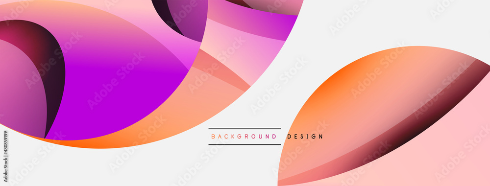 Fototapeta premium Original graphic wallpaper. Essential complex background. Movement concept composition vector illustration for wallpaper banner background or landing page