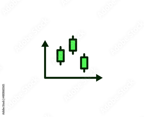 Diagram premium line icon. Simple high quality pictogram. Modern outline style icons. Stroke vector illustration on a white background. 