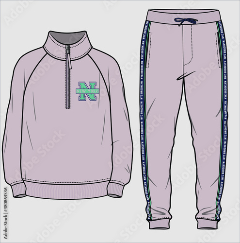JOGGER AND SWEAT SHIRT SET FOR MEN AND TEEN BOYS IN EDITABLE VECTOR FILE