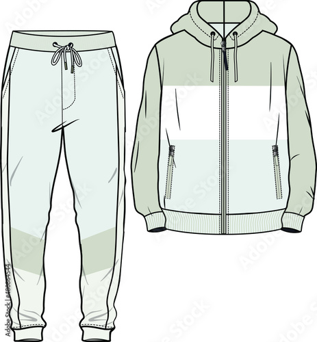 JOGGER AND SWEAT SHIRT SET FOR MEN AND TEEN BOYS IN EDITABLE VECTOR FILE