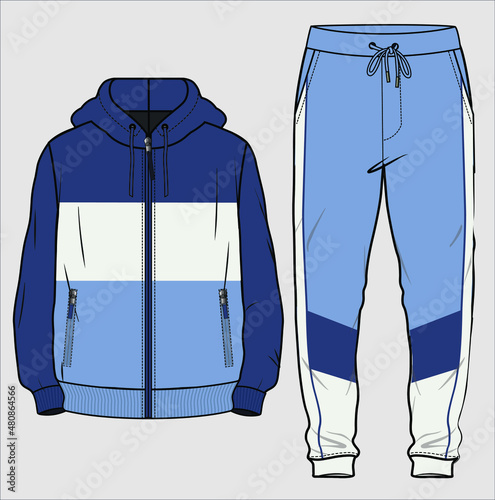 JOGGER AND SWEAT SHIRT SET FOR MEN AND TEEN BOYS IN EDITABLE VECTOR FILE