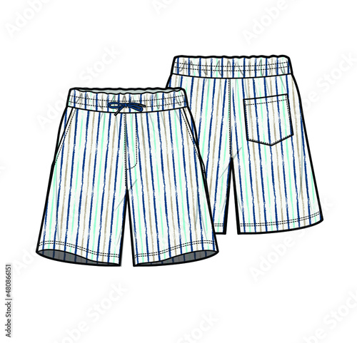 SHORTS FOR MEN AND BOYS PAISLEY BERMUDA  AND SPORTY